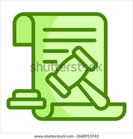 Lawsuit Icon Element For Design
