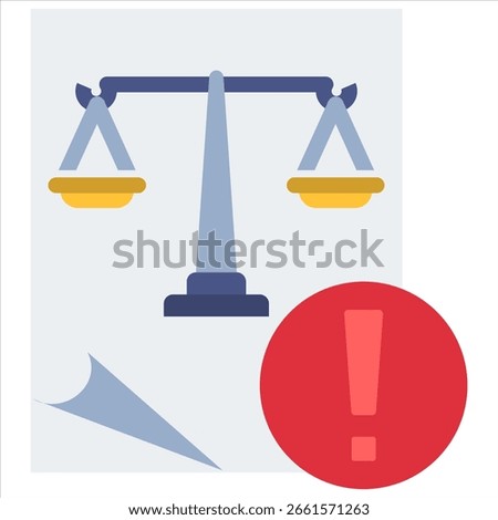Lawsuit Icon Element For Design