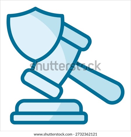 Lawsuit Icon Element For Design