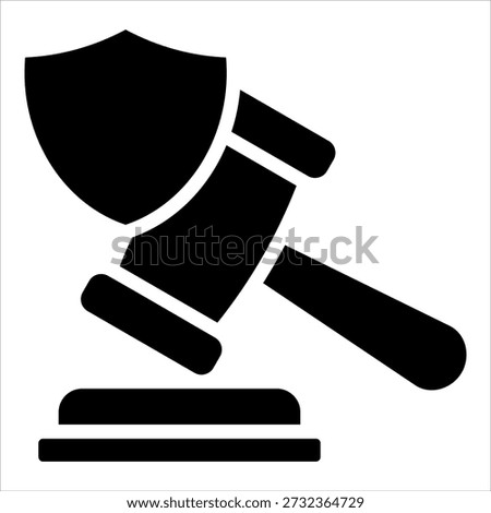 Lawsuit Icon Element For Design