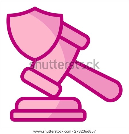 Lawsuit Icon Element For Design