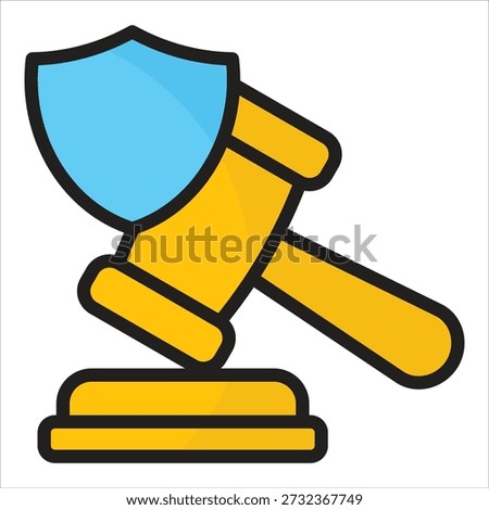 Lawsuit Icon Element For Design