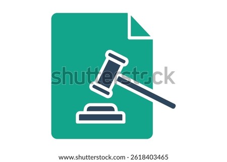 Lawsuit icon. solid icon style. icon related to law and justice. law elements vector illustration