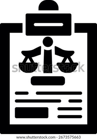 Lawsuit New Creative Icon Design Vector
