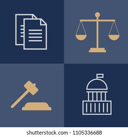 Lawyer, advocate man or jurist concept. Lawyer flat vector illustration