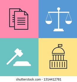 Lawyer, advocate man or jurist concept. Lawyer flat vector illustration