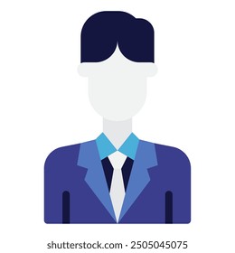 Lawyer avatar job icon illustration