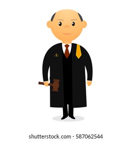 Lawyer cartoon vector illustrator