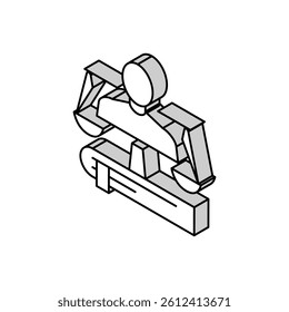 lawyer expert isometric icon vector. lawyer expert sign. isolated symbol illustration