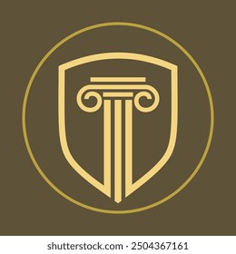 Lawyer firm trendy icon skillful abstract vector illustration colorful artwork beautiful design.eps