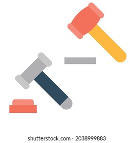 Lawyer flat icons vector illustration
