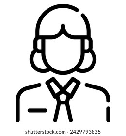 Lawyer icon illustration for web, app, infographic, etc