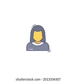 lawyer Icon Isolated On White Background