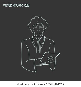 Lawyer icon line element. Vector illustration of lawyer icon line isolated on clean background for your web mobile app logo design.