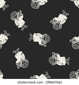 lawyer judge doodle seamless pattern background