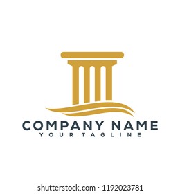Lawyer Law Firm Attorney Creative Logo Modern Simple Vector Editable Template Luxury