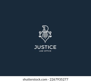 Lawyer and law firm logo design