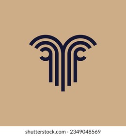 Lawyer logo design icon element vector idea for business
