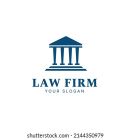 Lawyer logo design template, law firm, justice logo, law logo for lawyers and courts