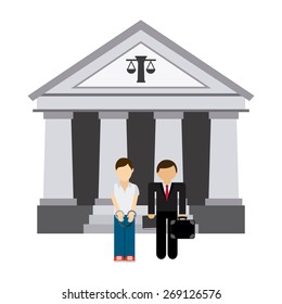 lawyer man design, vector illustration eps10 graphic