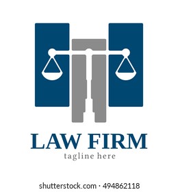 LAWYER OFFICER LAW FIRM JUDGE LOGO ICON SYMBOL EMBLEM TEMPLATE