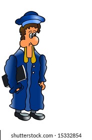 Lawyer with a paragraph book