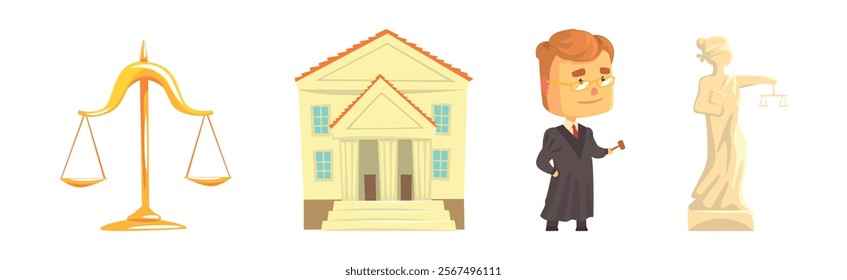 Lawyer Profession Object and Different Attribute Vector Set