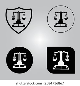 Lawyer, scales, judge, justice, judgment, work, service, diversity, icon, judicial, logo, sign, symbol, art, success, shape, mark, choice, firewall, label, checklist, illustration, business,, isolated