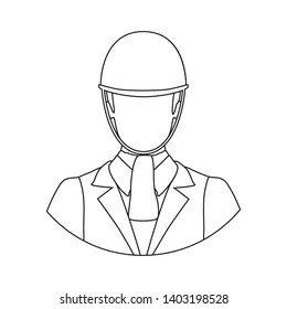Lawyer vector icon. Emblem isolated on white background. Modern simple icon style for graphic and web design, logo. EPS10 - Vector 