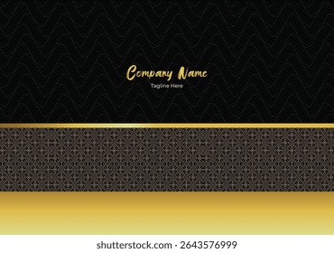 Laxury Dark Flyer Card Design