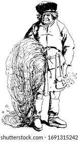 Lay the Blame, vintage illustration