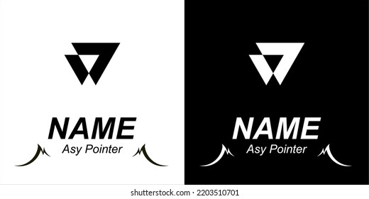 Lay the lower part of the asymmetric pointer