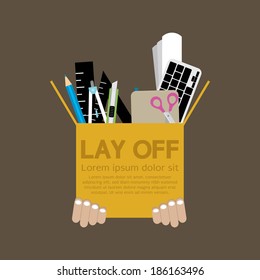 Lay Off Vector Illustration