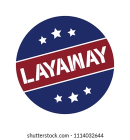 Layaway Sign Vector