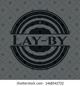 Lay-by black emblem. Vector Illustration. Detailed.