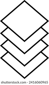 layer or arrange or symbol or layers icon eps 