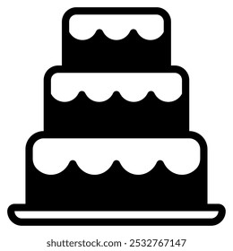 Layer Cake icon for web, app, infographic, etc