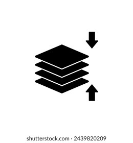 layer concept line icon. Simple element illustration. layer concept outline symbol design.