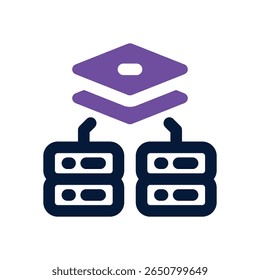 layer duotone icon. Sleek and modern vector icon for websites, mobile apps, marketing materials, and corporate design. Fully scalable and ready to use.