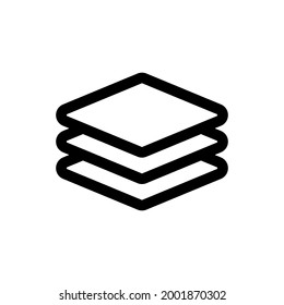 Layer icon for apps and web sites