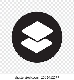 Layer icon. flat style Layer vector illustration.