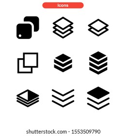 layer icon isolated sign symbol vector illustration - Collection of high quality black style vector icons
