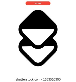 layer icon isolated sign symbol vector illustration - high quality black style vector icons
