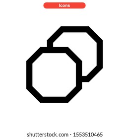 layer icon isolated sign symbol vector illustration - high quality black style vector icons
