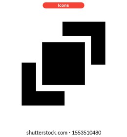layer icon isolated sign symbol vector illustration - high quality black style vector icons
