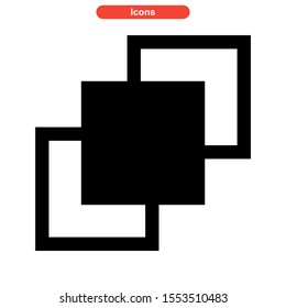 layer icon isolated sign symbol vector illustration - high quality black style vector icons
