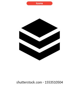 layer icon isolated sign symbol vector illustration - high quality black style vector icons
