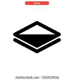layer icon isolated sign symbol vector illustration - high quality black style vector icons
