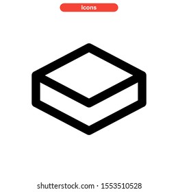 layer icon isolated sign symbol vector illustration - high quality black style vector icons
