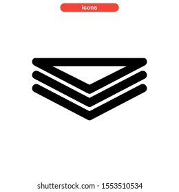 layer icon isolated sign symbol vector illustration - high quality black style vector icons
